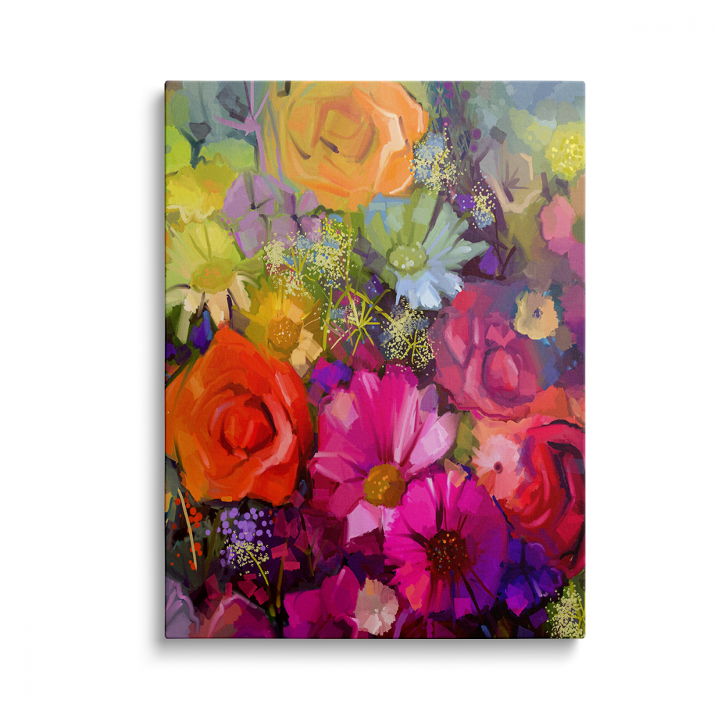 Tablou Canvas Delicate Flowers [1]