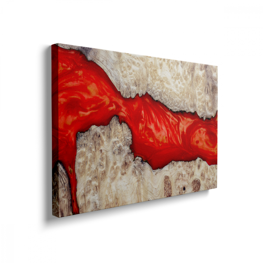 Tablou Canvas Epoxidic Roșu [2]
