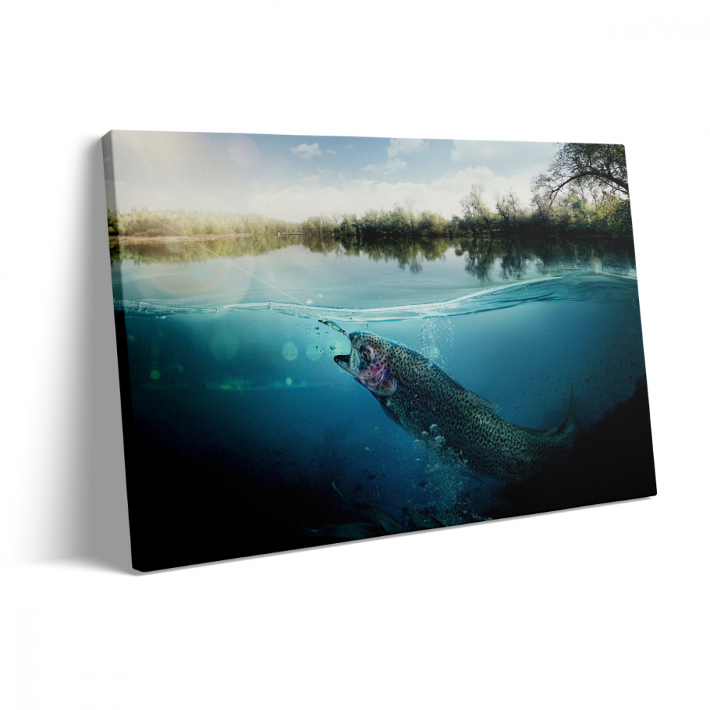 Tablou Canvas Quiet Fishing [3]