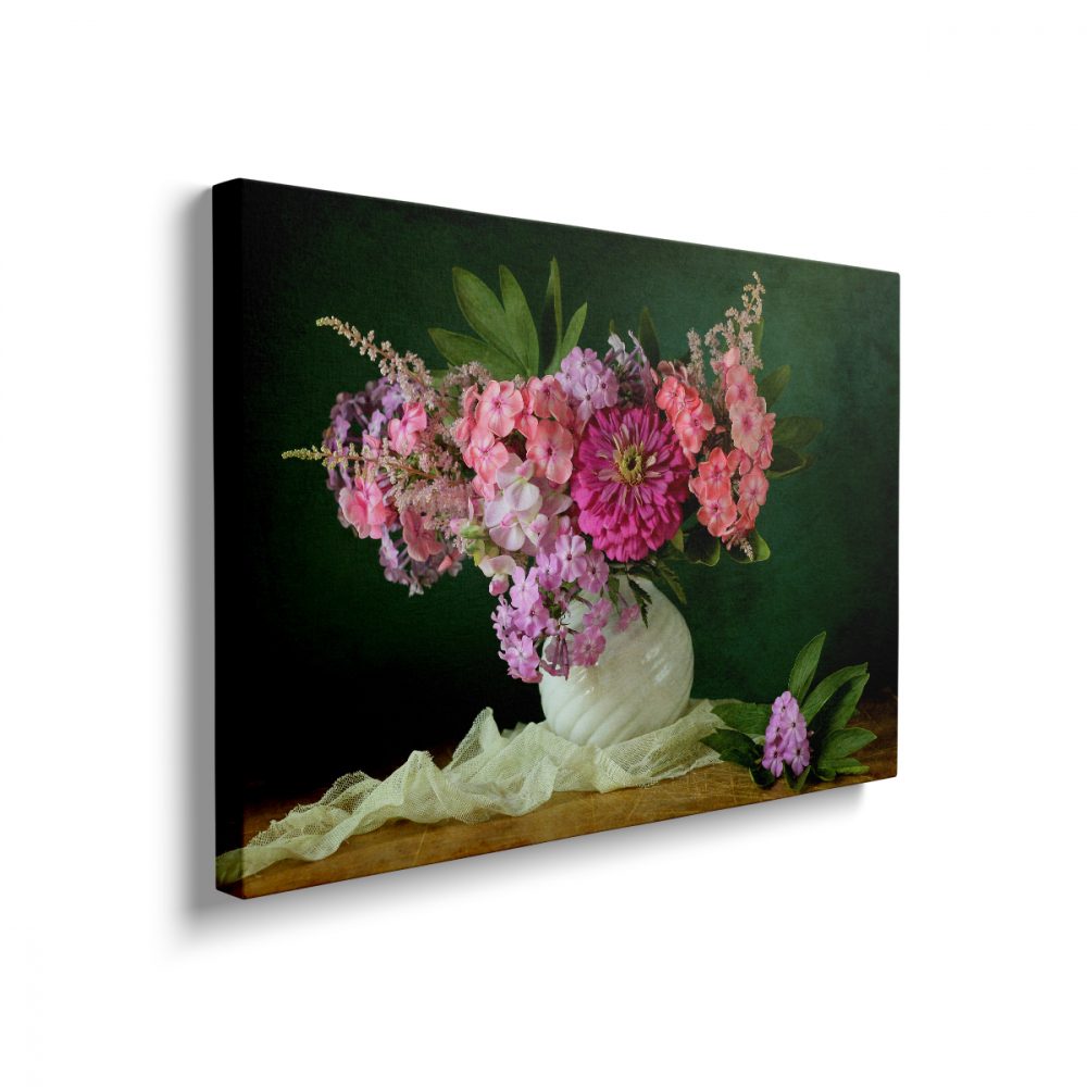 Tablou Canvas Flori Roz/Mov [2]