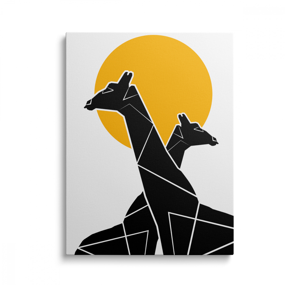 Tablou Canvas Giraffes [1]