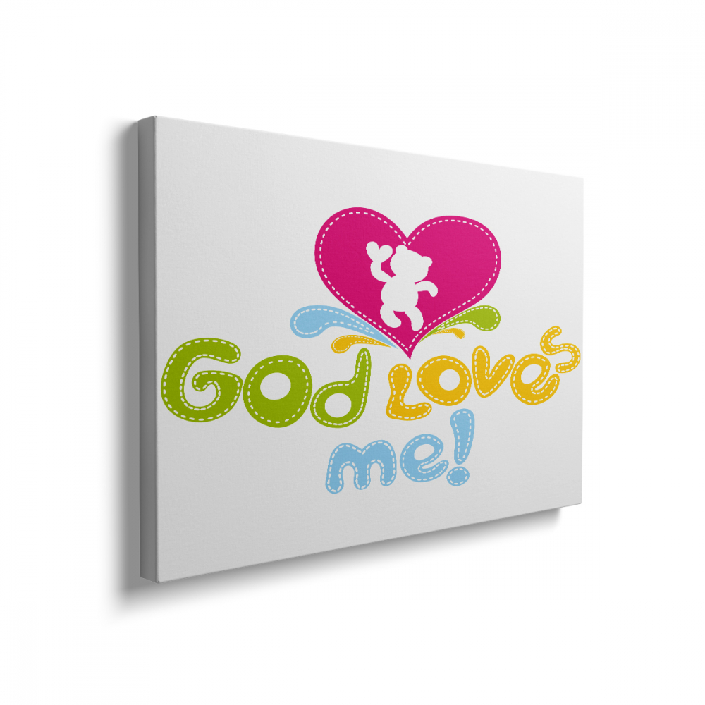 Tablou Canvas God Love Me [2]