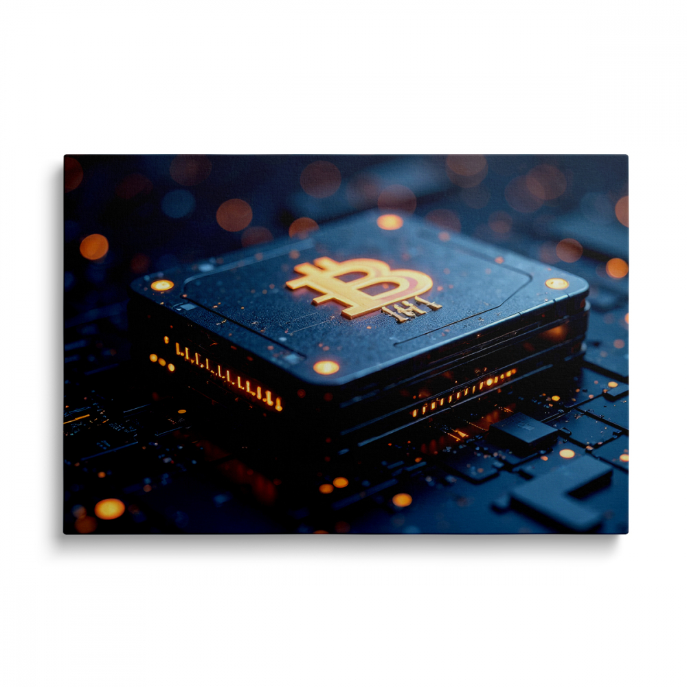 Tablou Canvas Iconic Bitcoin [1]