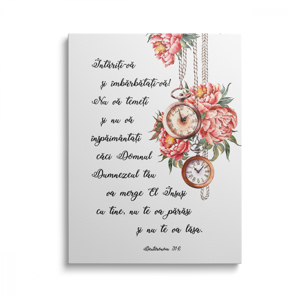 Tablou Canvas Întăriți-vă și îmbărbătați-vă [1]