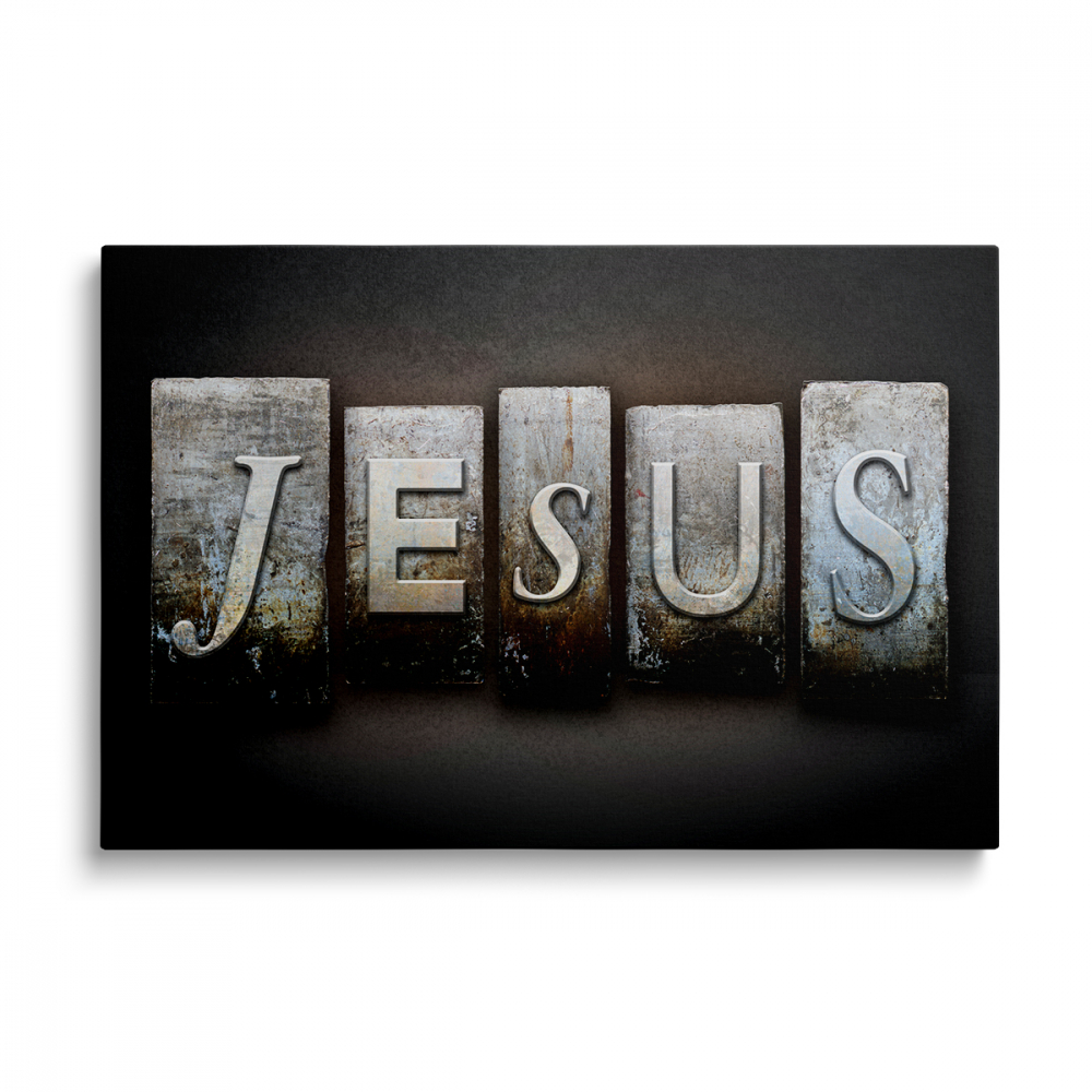 Tablou Canvas Jesus -Metal [1]