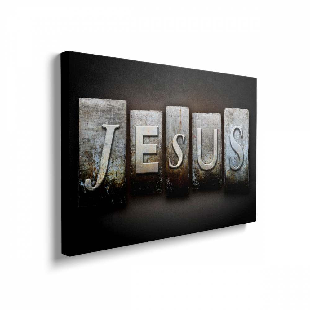 Tablou Canvas Jesus -Metal [2]