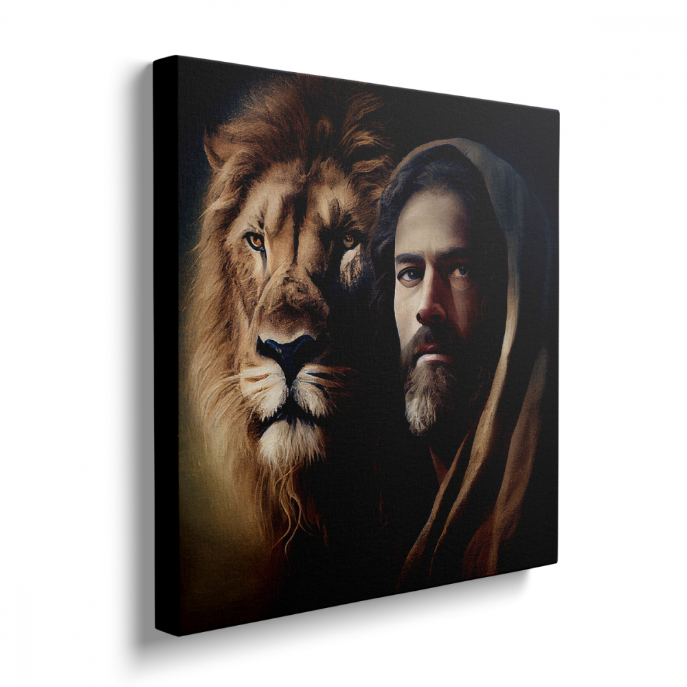 Tablou Canvas Jesus Lion [3]