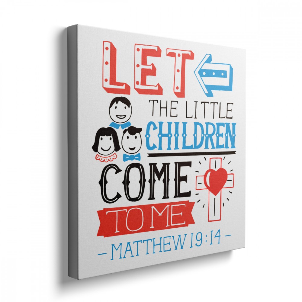Tablou Canvas Lăsați Copiii să Vină [3]
