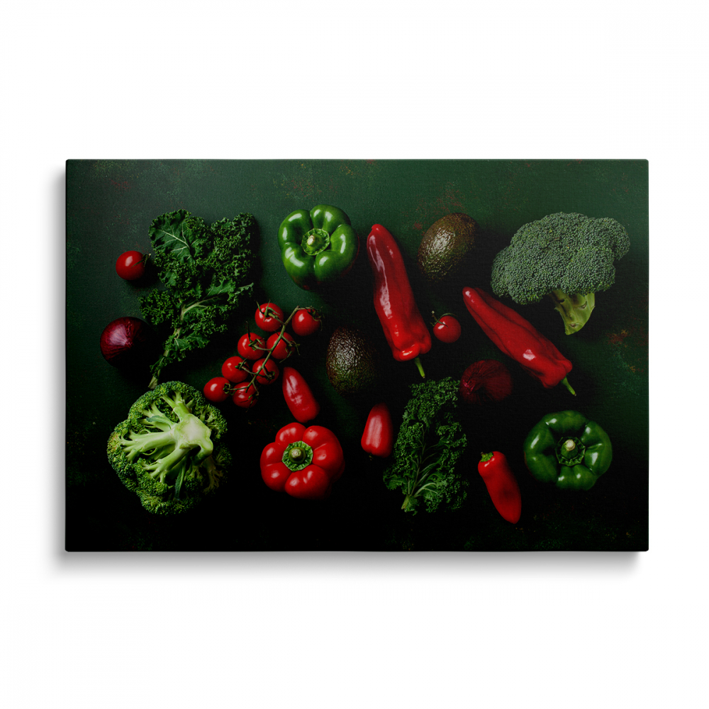 Tablou Canvas Legume Roșii și Verzi 1 [1]