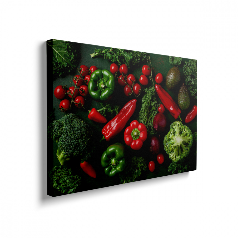 Tablou Canvas Legume Roșii și Verzi 2 [2]