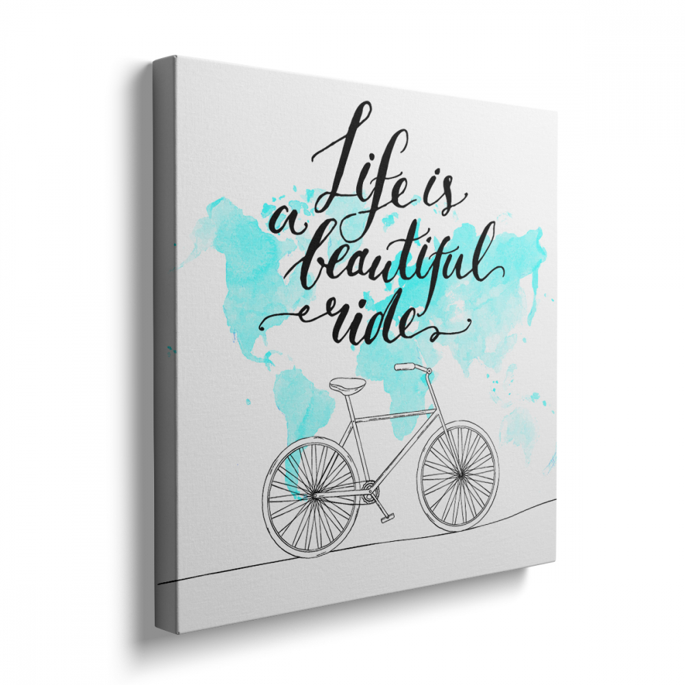 Tablou Canvas Life Is a Beutiful Ride [3]