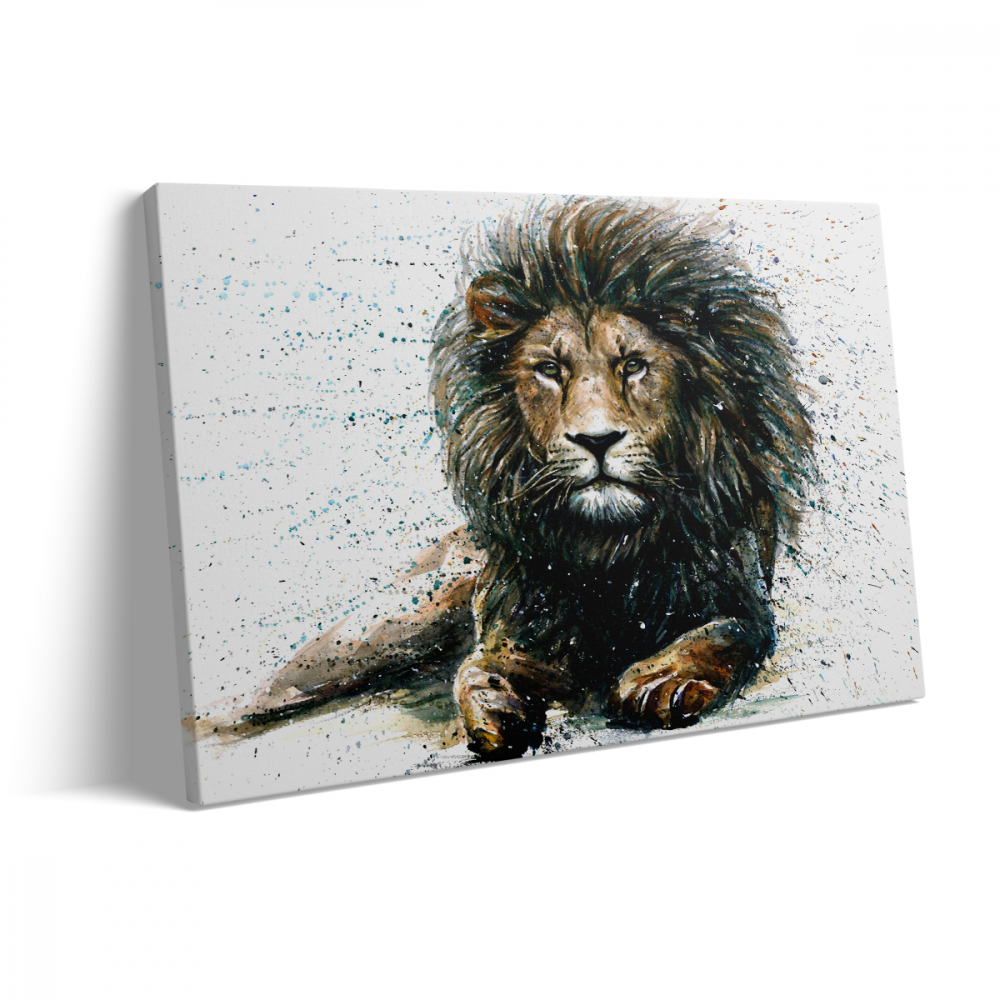 Tablou Canvas Lion Sitting Down [3]