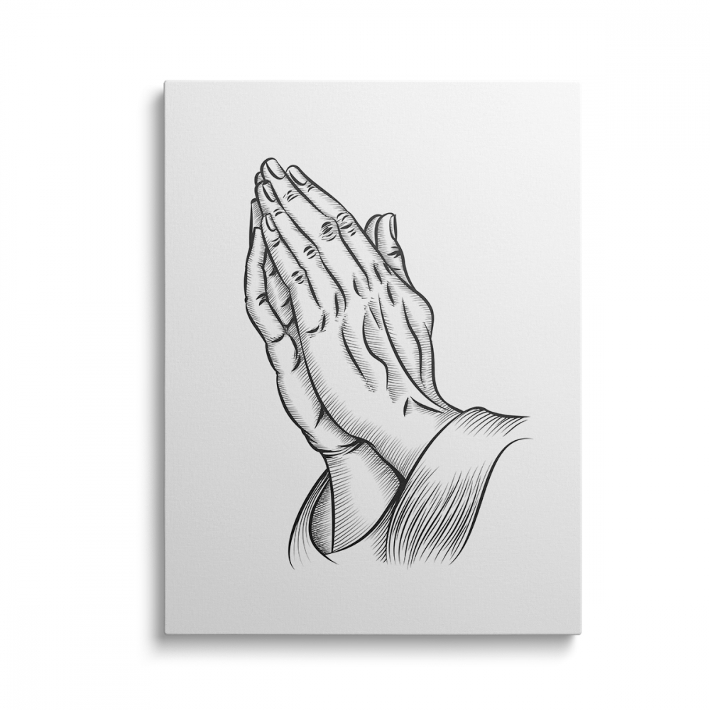 Tablou Canvas Mâini Rugăciune [1]