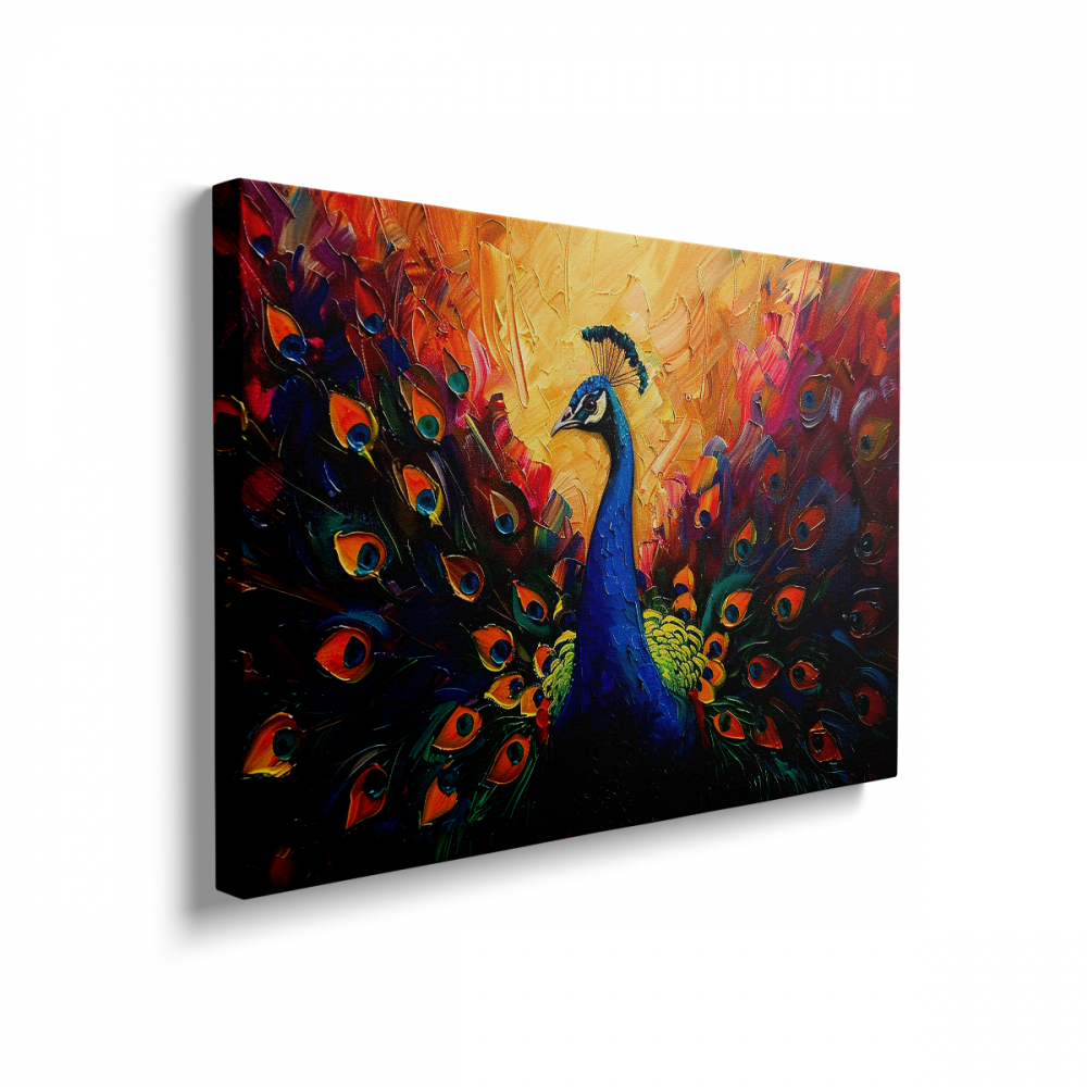 Tablou Canvas Majestic Beauty Peacock [2]