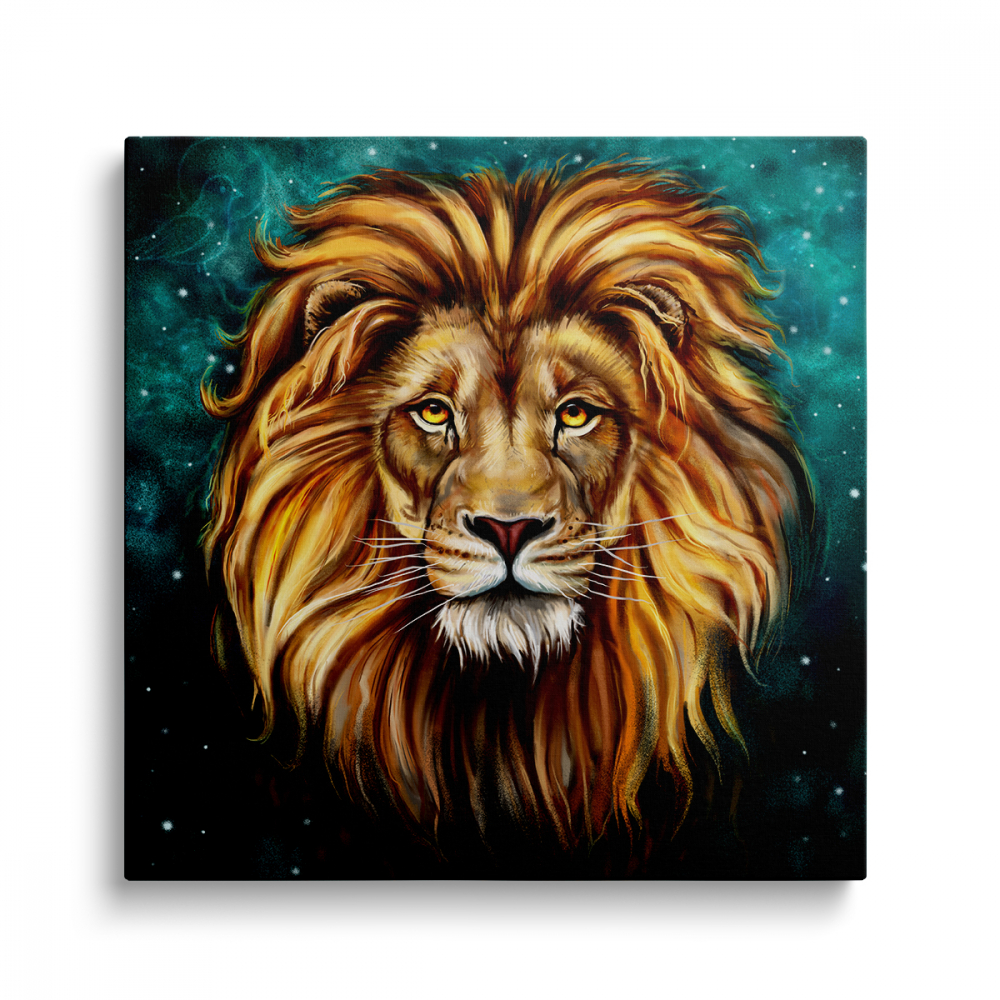 Tablou Canvas Majestically Lion [1]