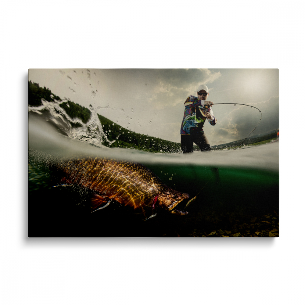 Tablou Canvas Man Fishing [1]