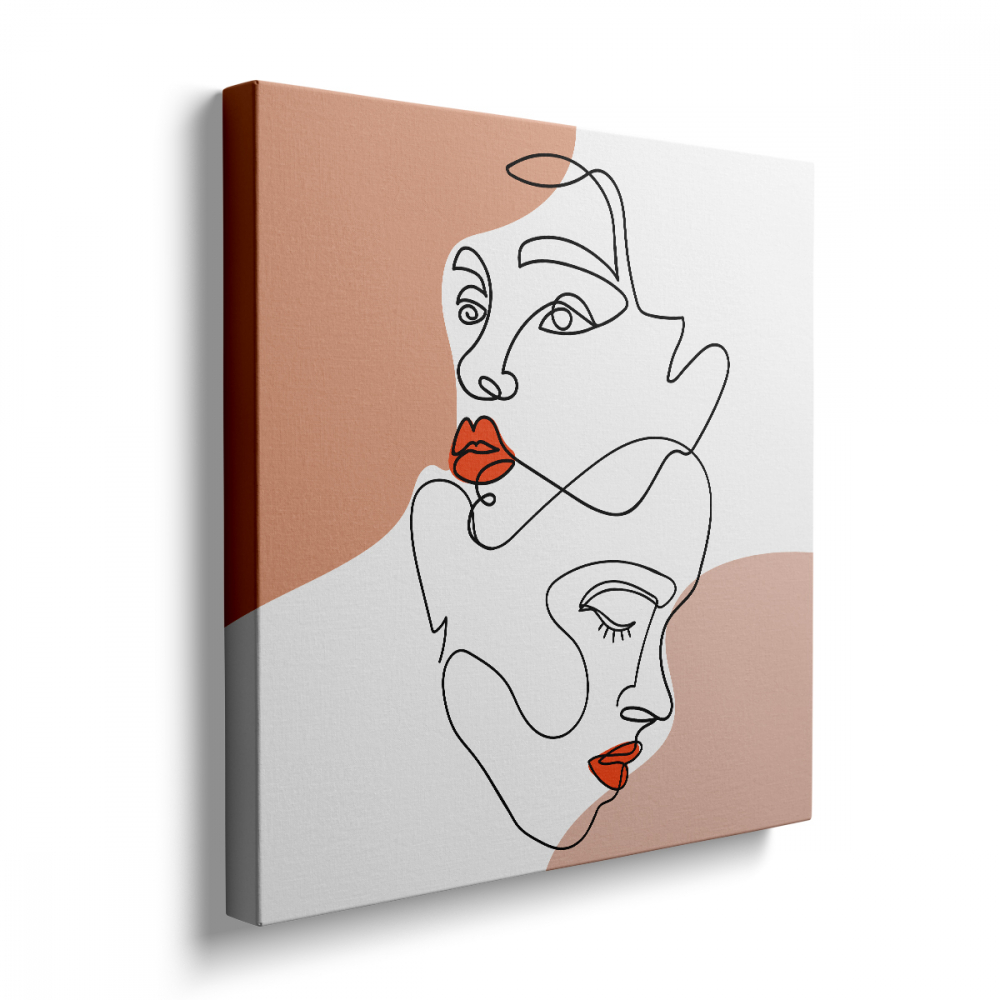 Tablou Canvas Minimalist Face 1 [3]