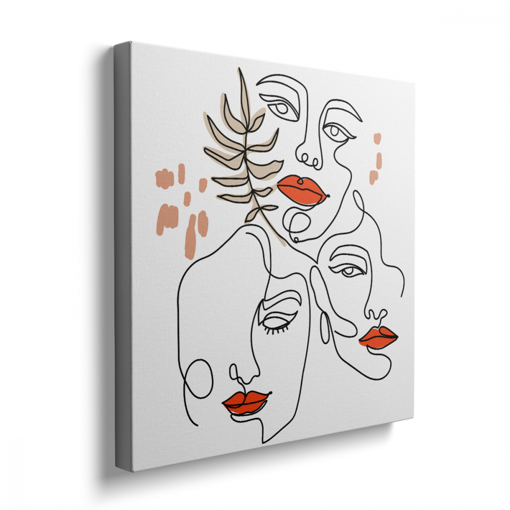 Tablou Canvas Minimalist Face 2 [3]