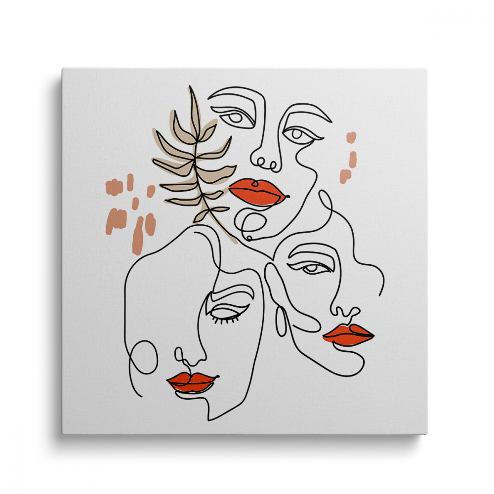 Tablou Canvas Minimalist Face 2 [1]