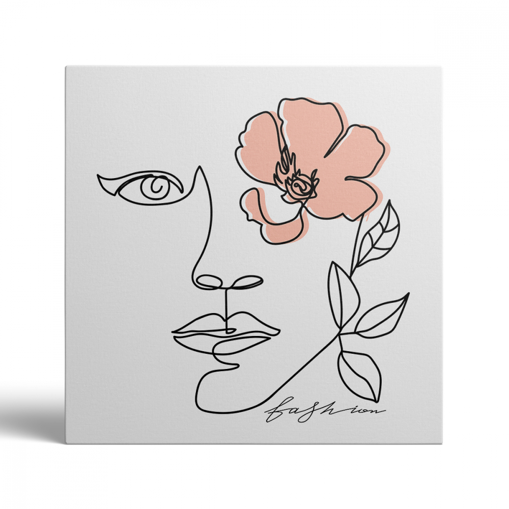 Tablou Canvas Minimalist Face 3 [2]
