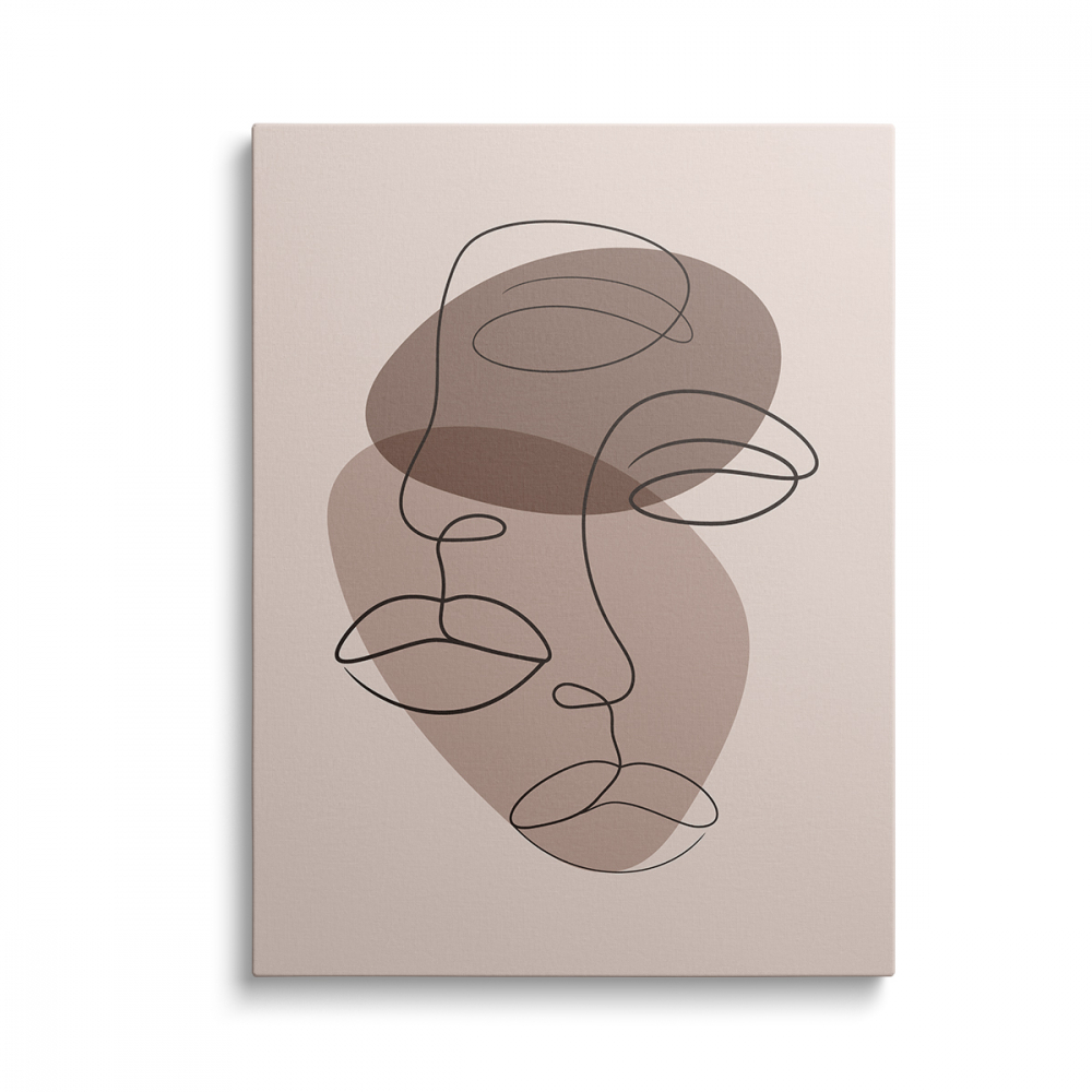 Tablou Canvas Minimalist Face [1]