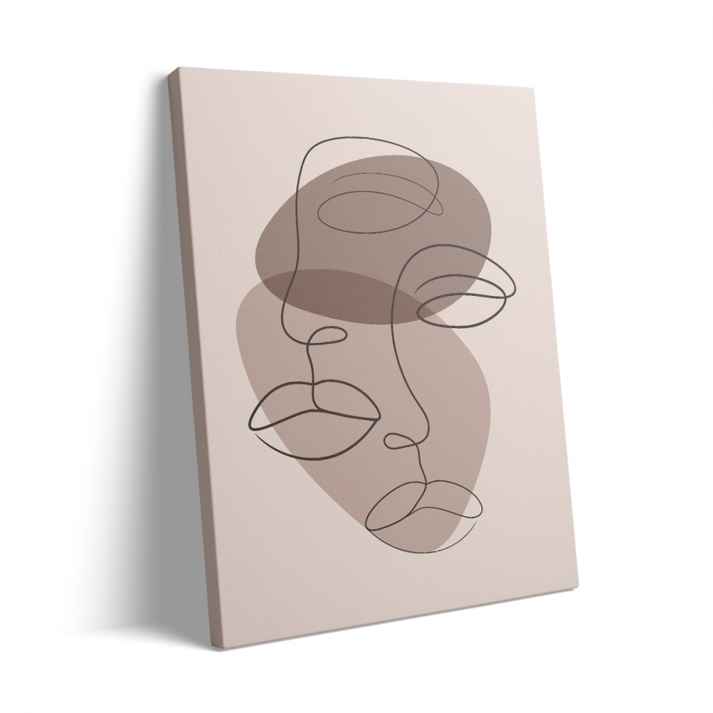 Tablou Canvas Minimalist Face [3]