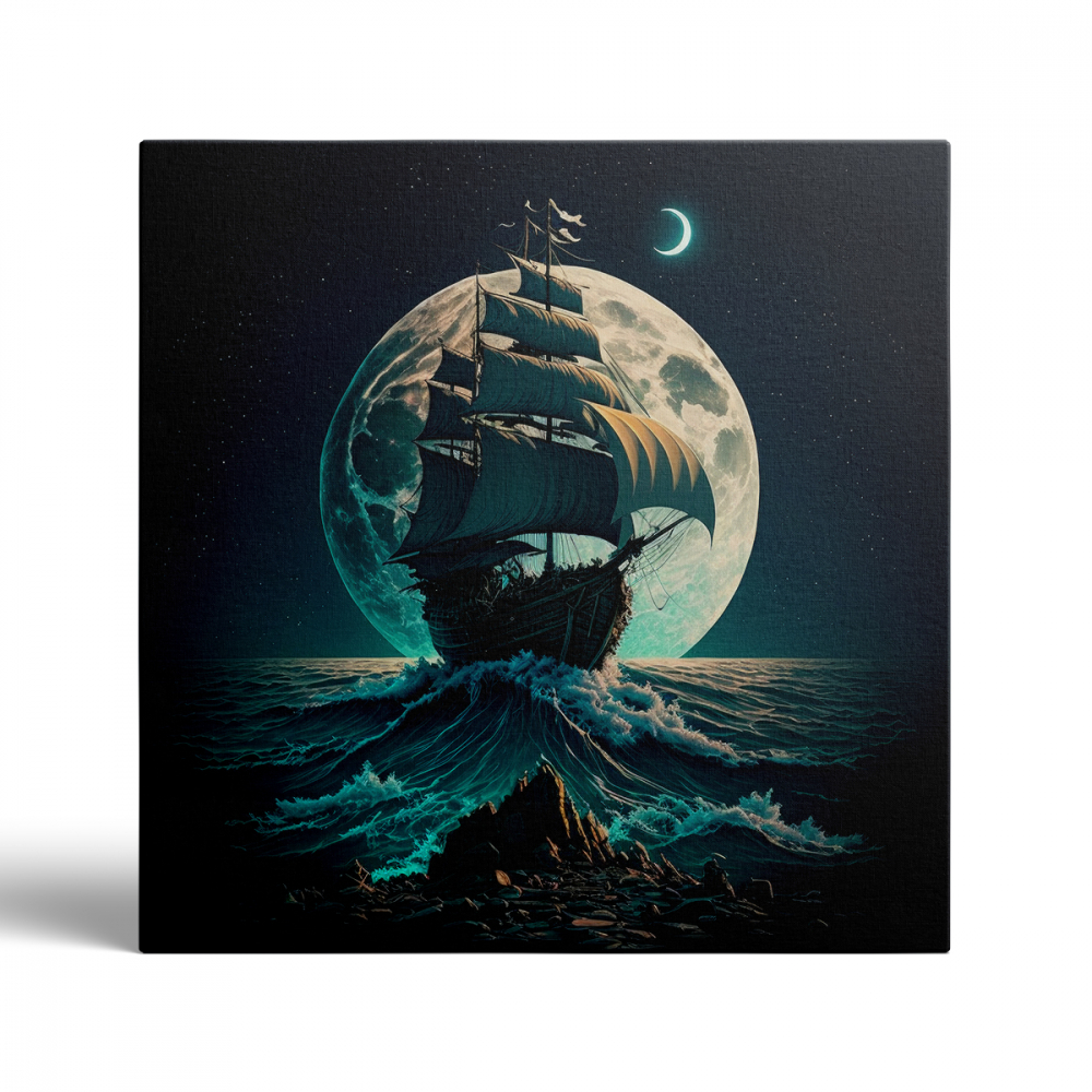 Tablou Canvas Navă cu Pânze [2]