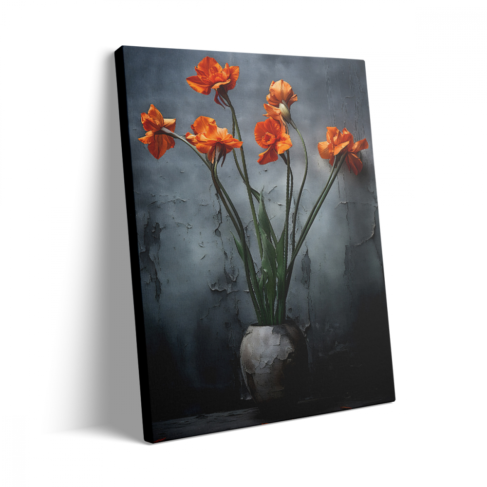 Tablou Canvas Orange Flowers [3]