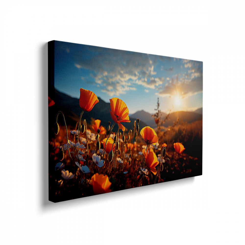 Tablou Canvas Orange Poppies [2]