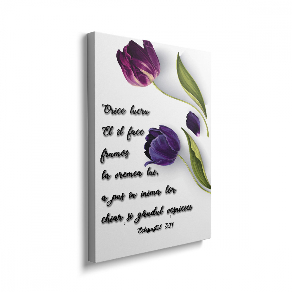 Tablou Canvas Orice lucru El îl face frumos [2]