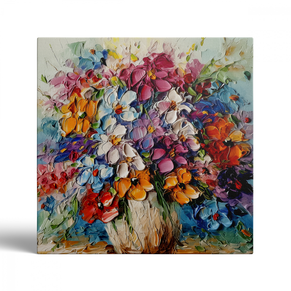 Tablou Canvas Painting Flowers [2]