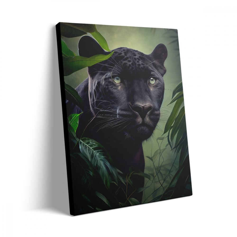 Tablou Canvas Panther of the Jungle [3]