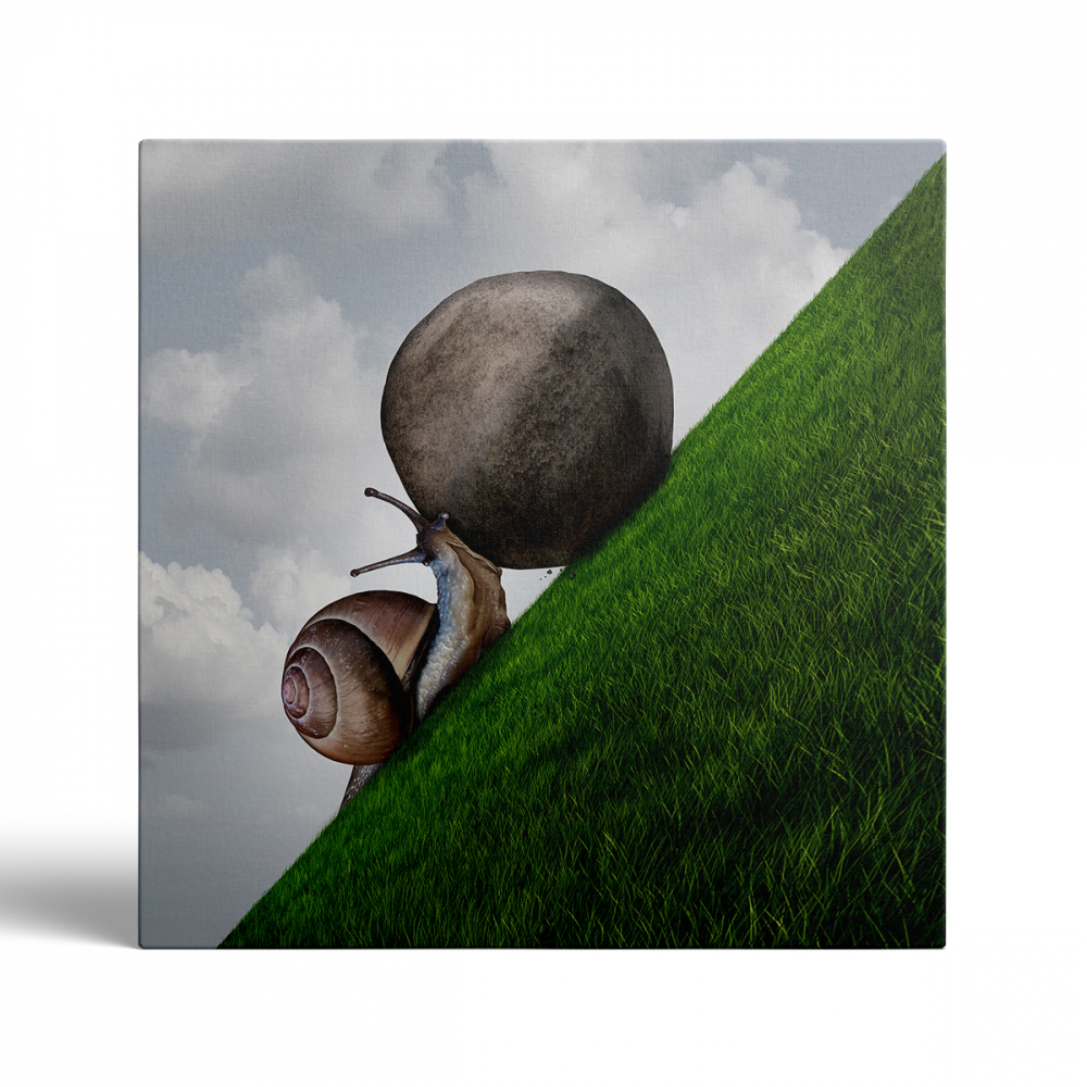 Tablou canvas Perseverența motivational [2]