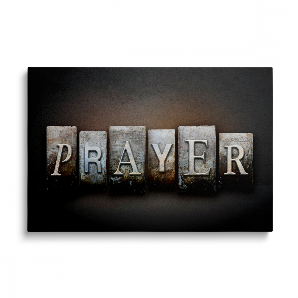 Tablou Canvas Prayer Metal [1]