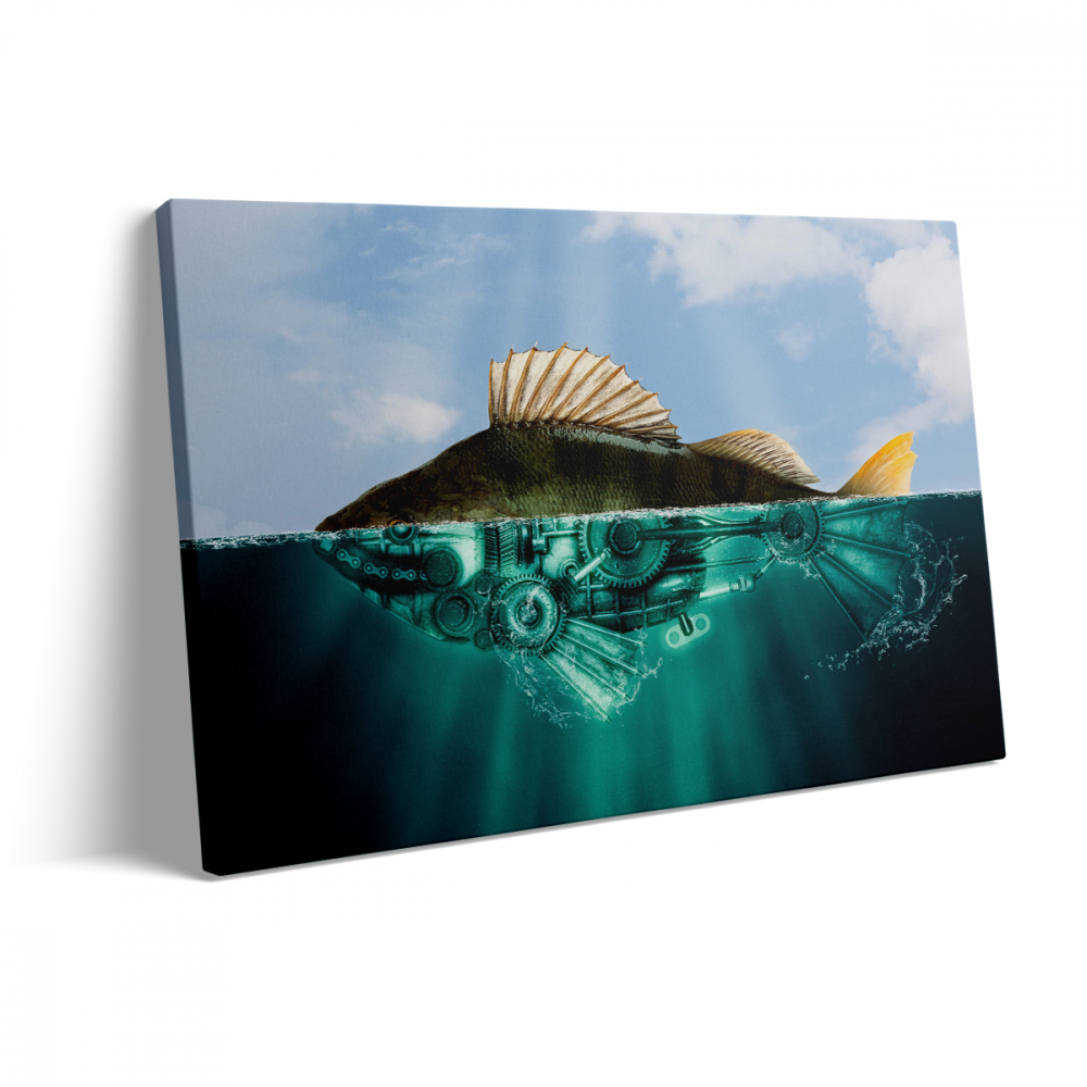 Tablou Canvas Robot Fish [3]
