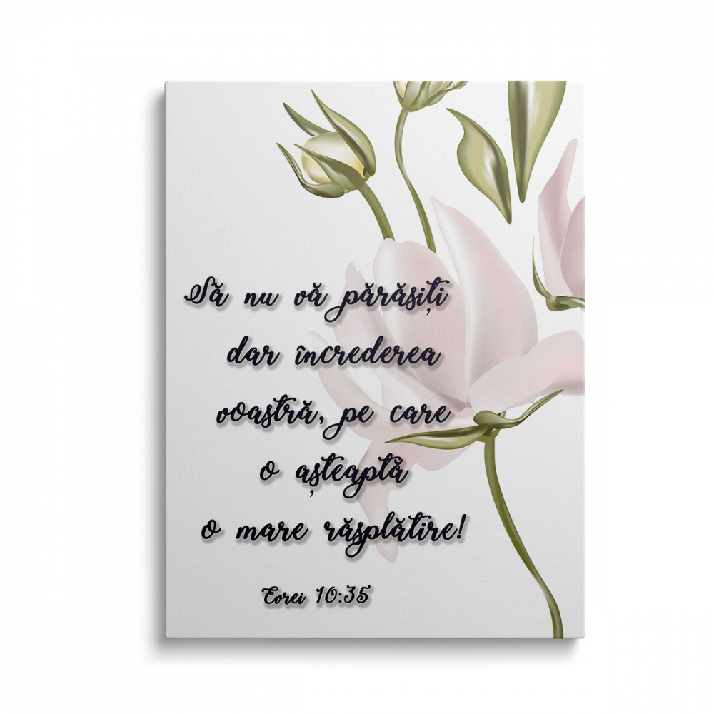 Tablou Canvas Să nu vă părasiți încrederea [1]