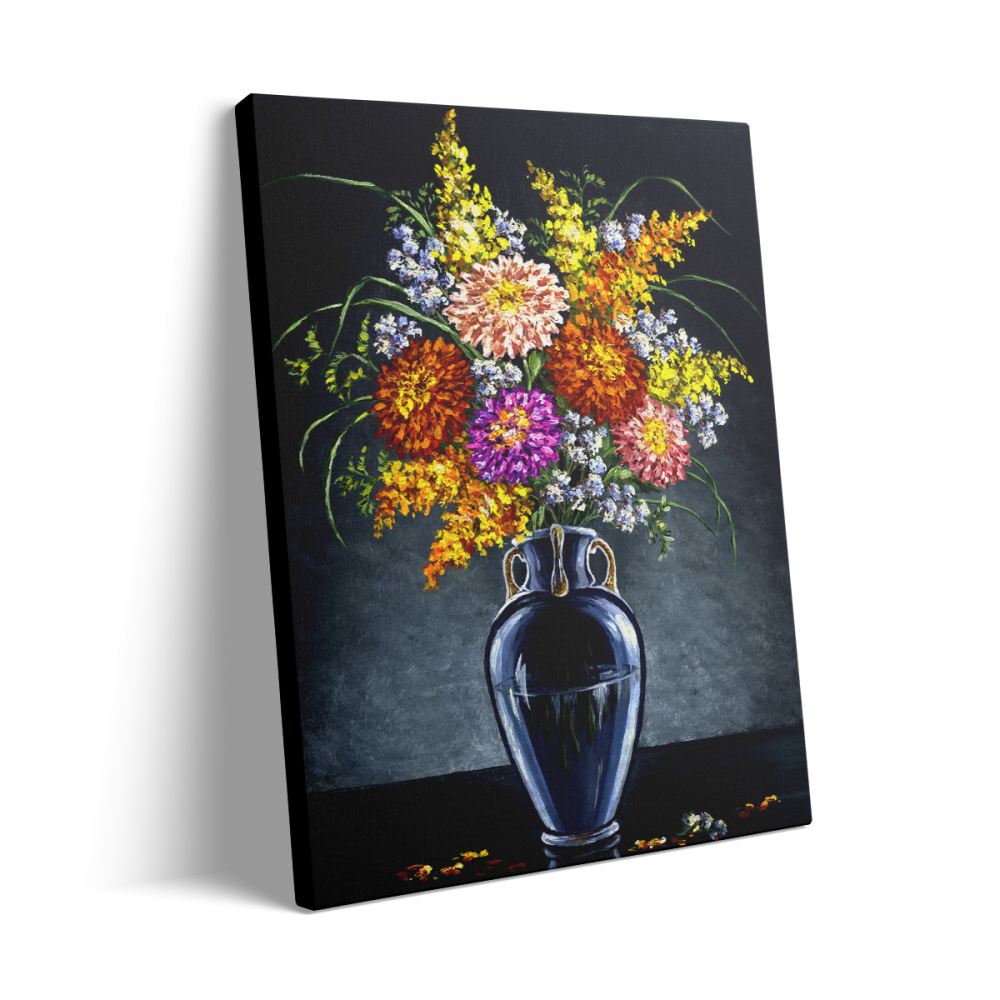 Tablou Canvas Vibrant Flowers [3]