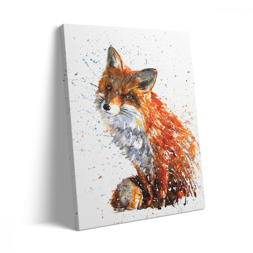 Tablou Canvas Fox Paint [3]