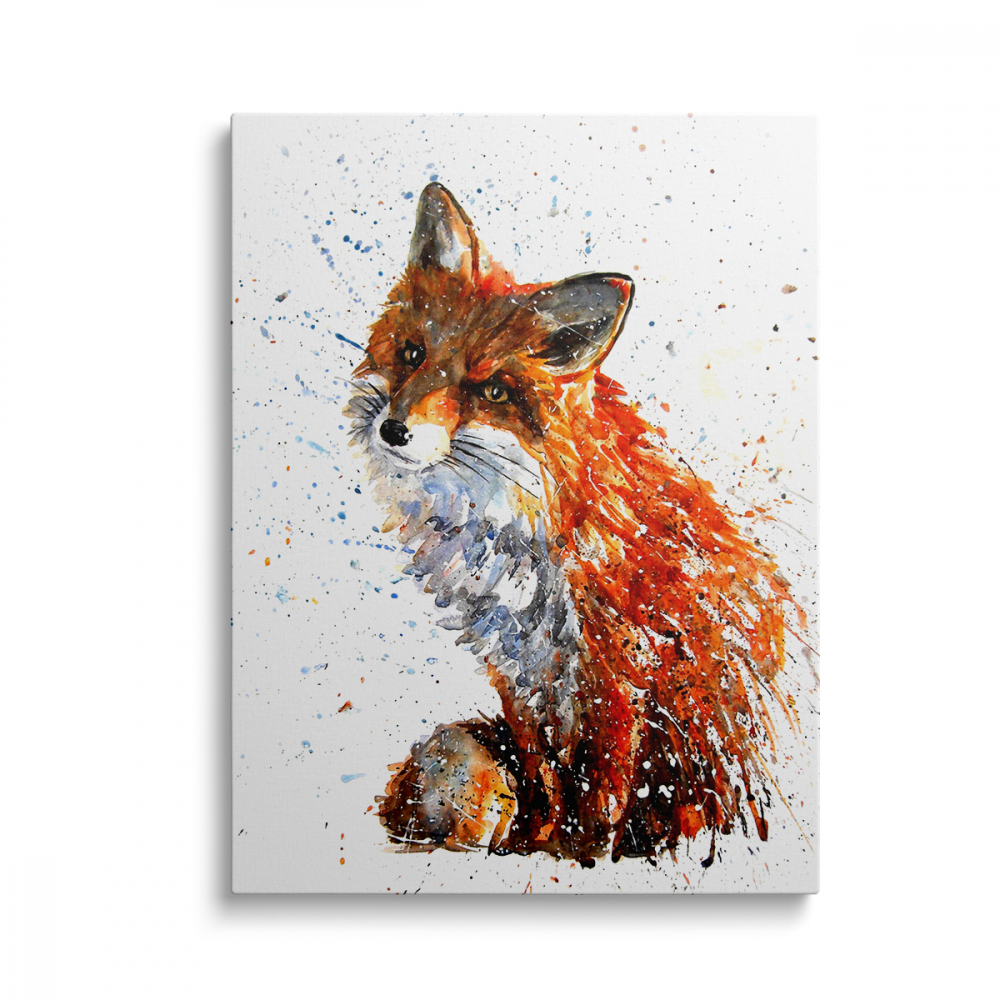 Tablou Canvas Fox Paint [1]