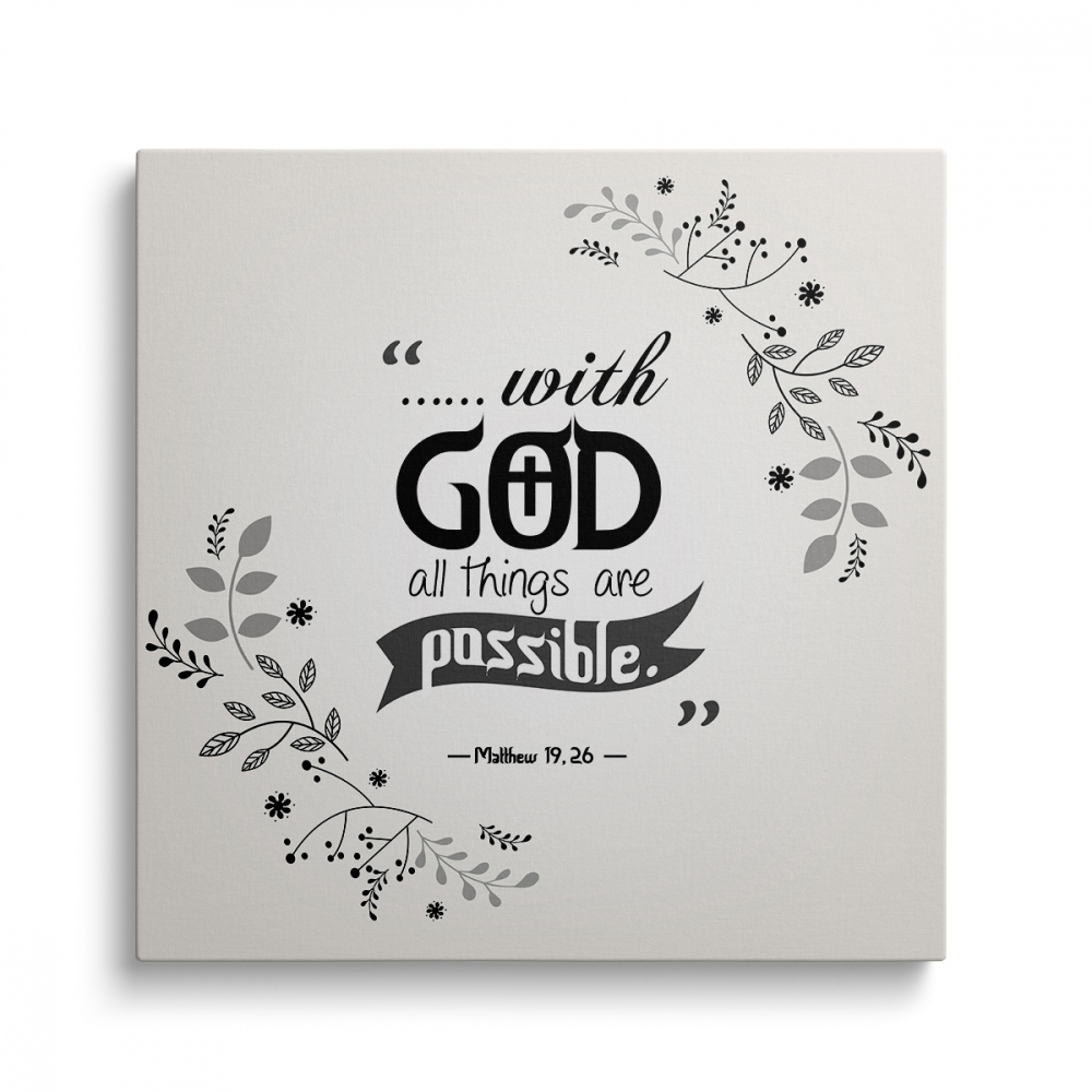 Tablou Canvas With God [1]