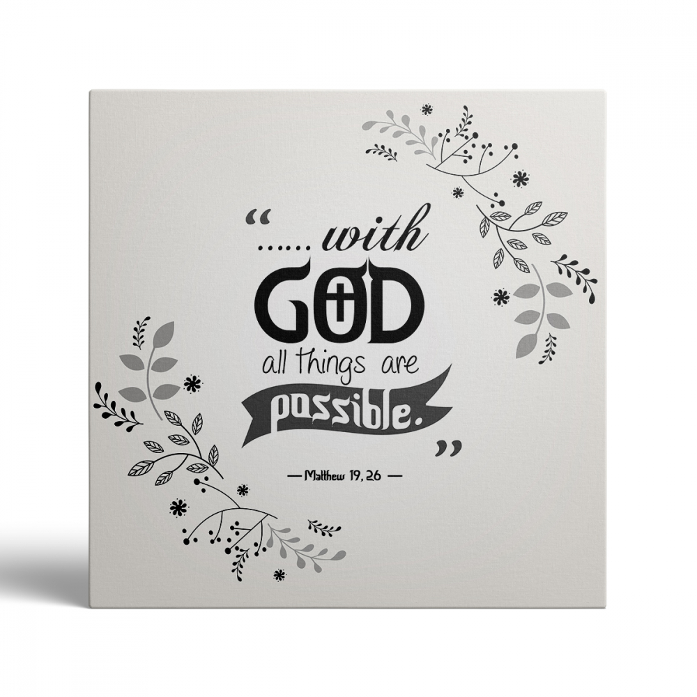 Tablou Canvas With God [2]