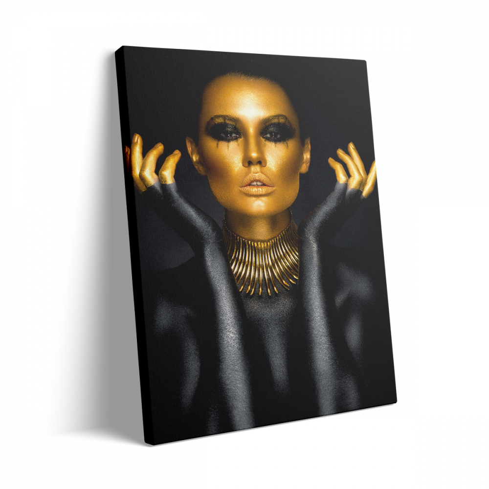 Tablou Canvas Women Black-Gold 1 [3]
