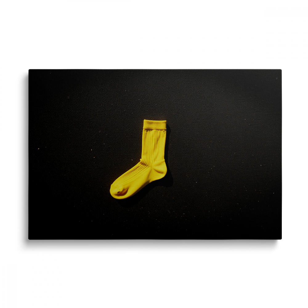 Tablou Canvas Yellow Sock [1]