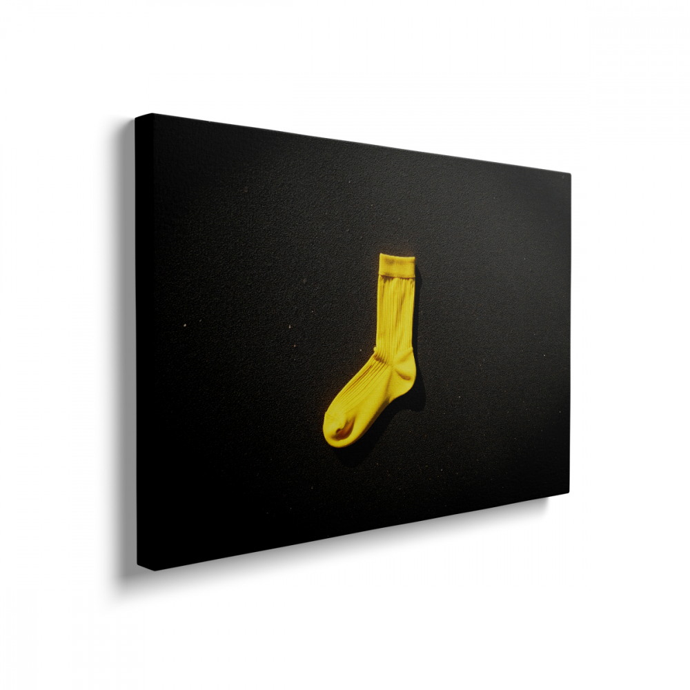 Tablou Canvas Yellow Sock [2]