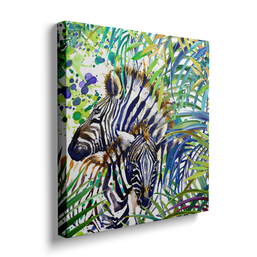 Tablou Canvas Zebras Jungle [3]