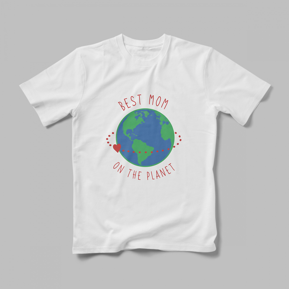 Tricou Personalizat  Best Mom on The Planet [1]