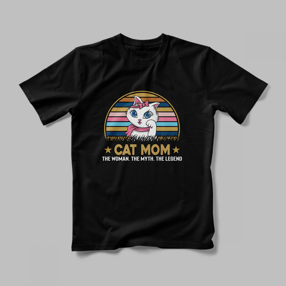 Tricou Personalizat Cat Mom B [2]