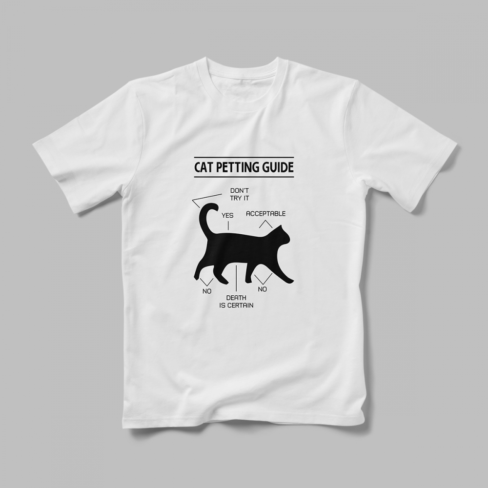 Tricou Personalizat Cat Petting Guide [1]