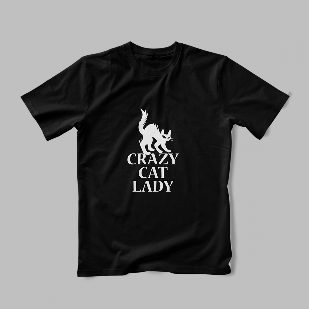 Tricou Personalizat Crazy Cat Lady [2]