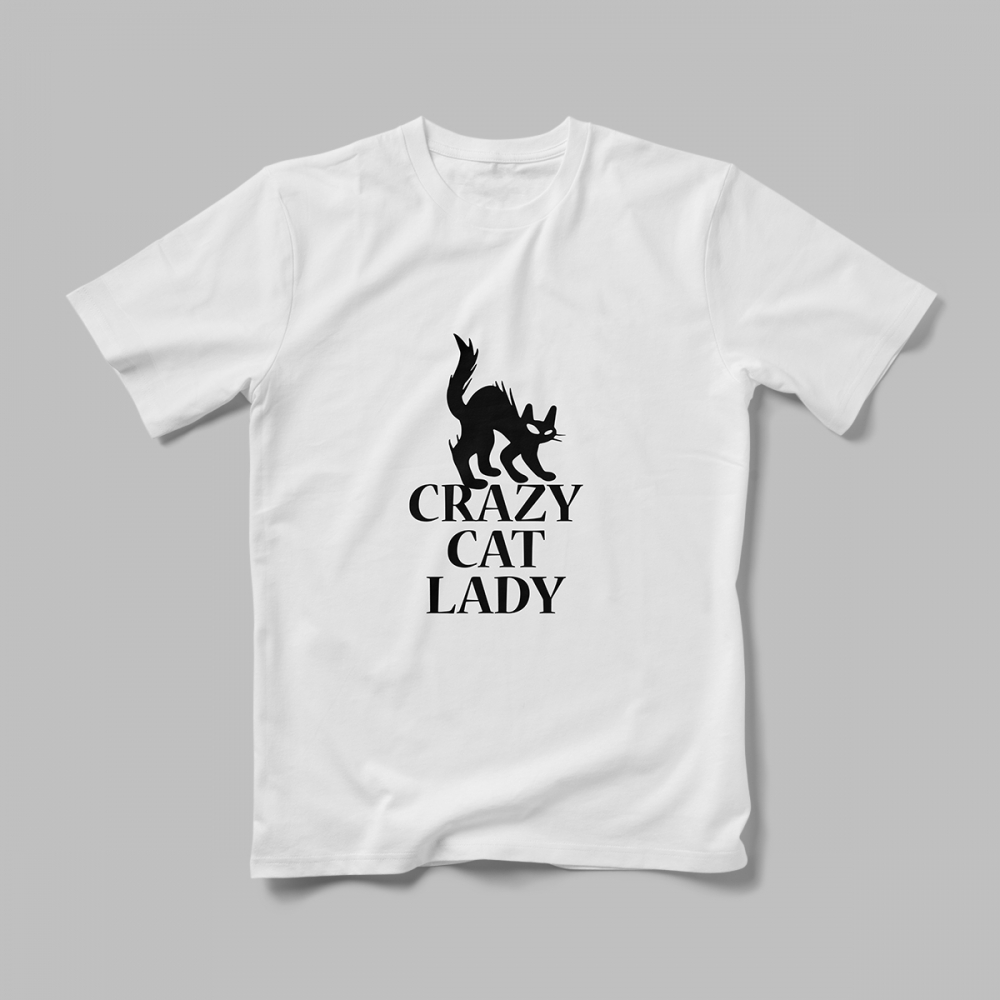 Tricou Personalizat Crazy Cat Lady [1]